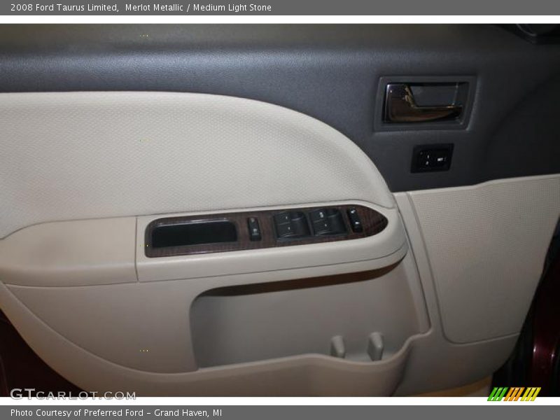 Merlot Metallic / Medium Light Stone 2008 Ford Taurus Limited