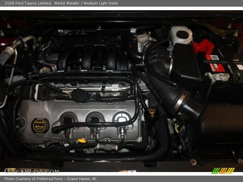 Merlot Metallic / Medium Light Stone 2008 Ford Taurus Limited