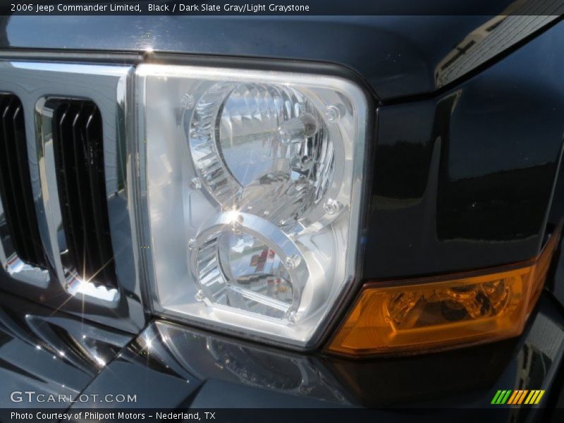 Black / Dark Slate Gray/Light Graystone 2006 Jeep Commander Limited