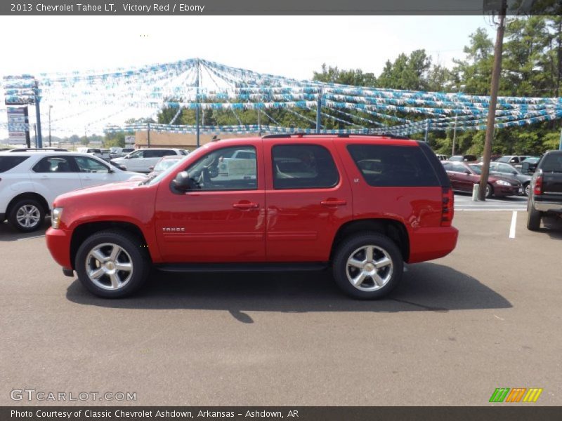 Victory Red / Ebony 2013 Chevrolet Tahoe LT