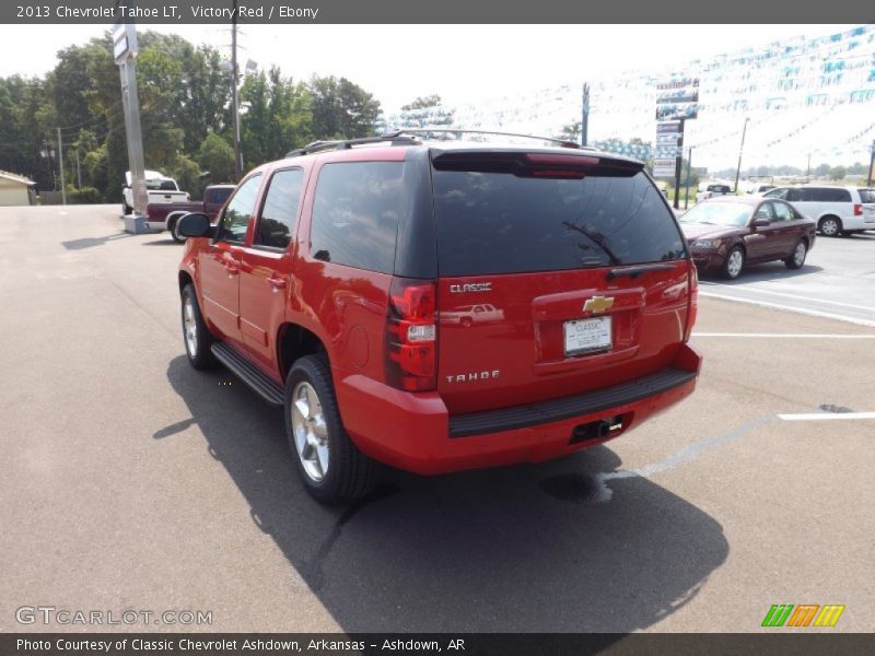 Victory Red / Ebony 2013 Chevrolet Tahoe LT