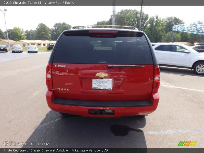 Victory Red / Ebony 2013 Chevrolet Tahoe LT