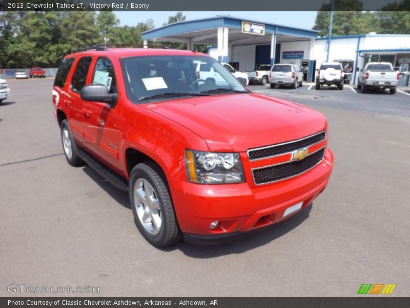 Victory Red / Ebony 2013 Chevrolet Tahoe LT