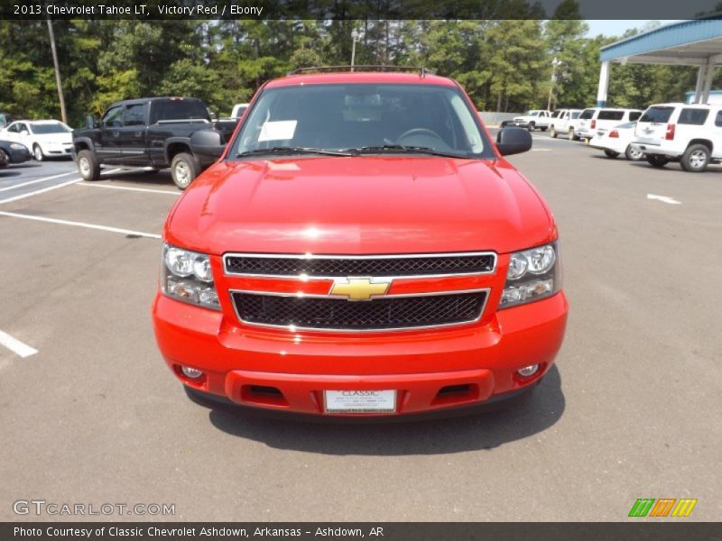 Victory Red / Ebony 2013 Chevrolet Tahoe LT