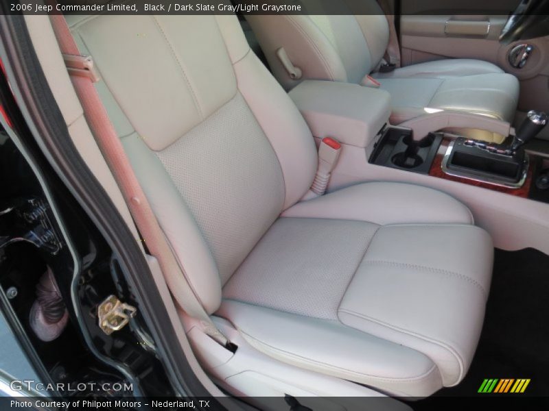 Black / Dark Slate Gray/Light Graystone 2006 Jeep Commander Limited