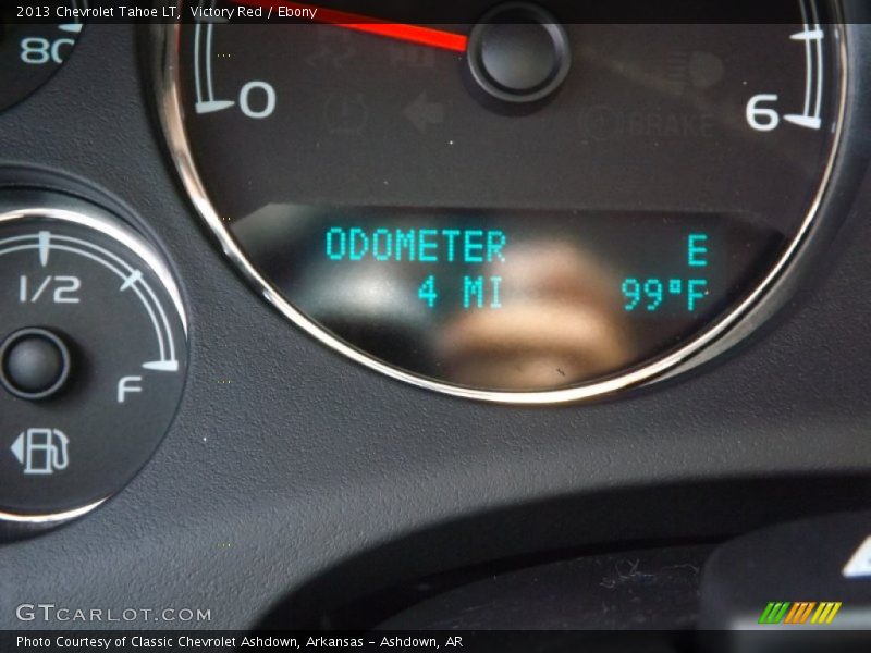 Victory Red / Ebony 2013 Chevrolet Tahoe LT