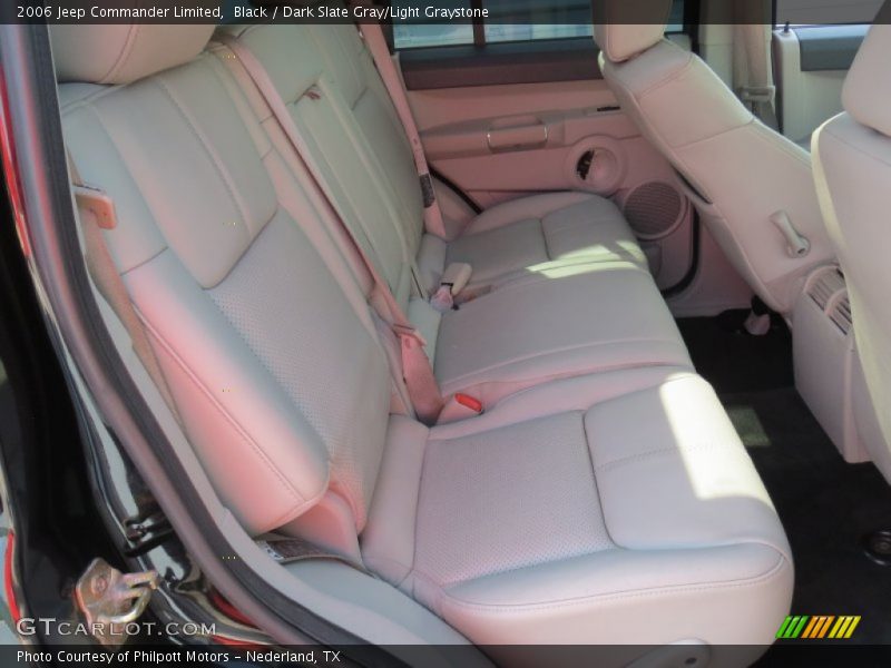 Black / Dark Slate Gray/Light Graystone 2006 Jeep Commander Limited