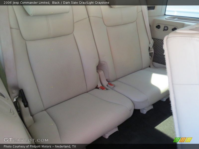 Black / Dark Slate Gray/Light Graystone 2006 Jeep Commander Limited