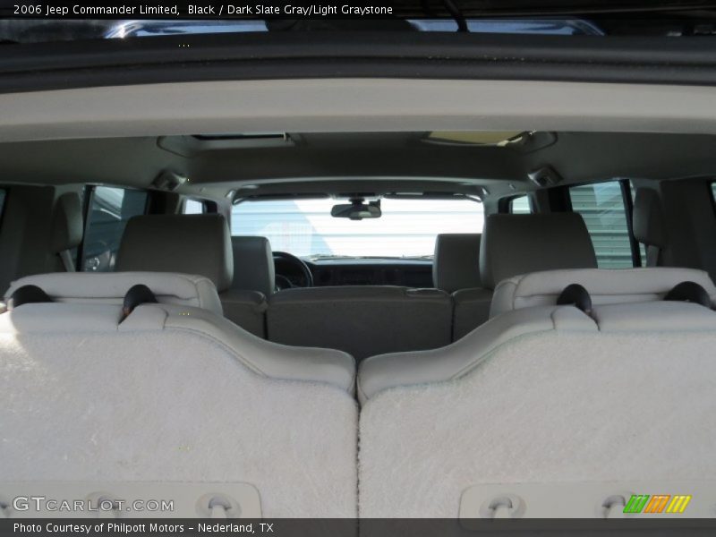 Black / Dark Slate Gray/Light Graystone 2006 Jeep Commander Limited