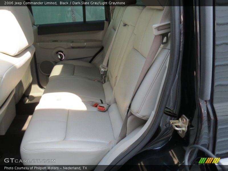 Black / Dark Slate Gray/Light Graystone 2006 Jeep Commander Limited