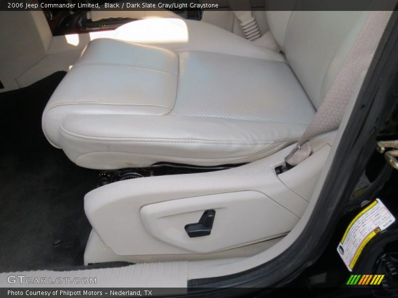 Black / Dark Slate Gray/Light Graystone 2006 Jeep Commander Limited