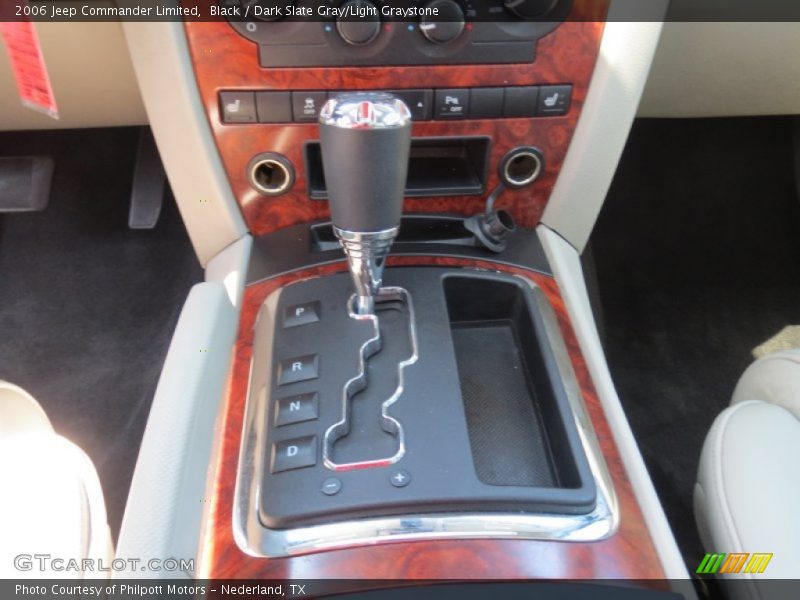 Black / Dark Slate Gray/Light Graystone 2006 Jeep Commander Limited