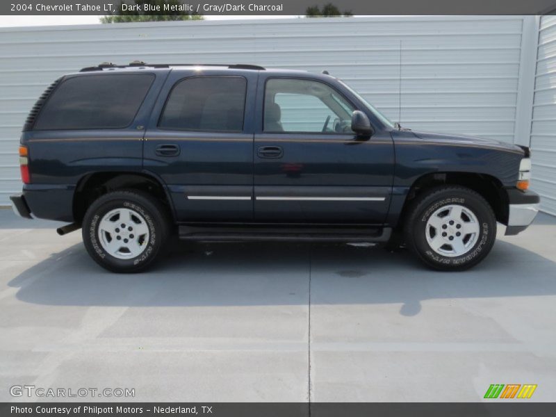 Dark Blue Metallic / Gray/Dark Charcoal 2004 Chevrolet Tahoe LT