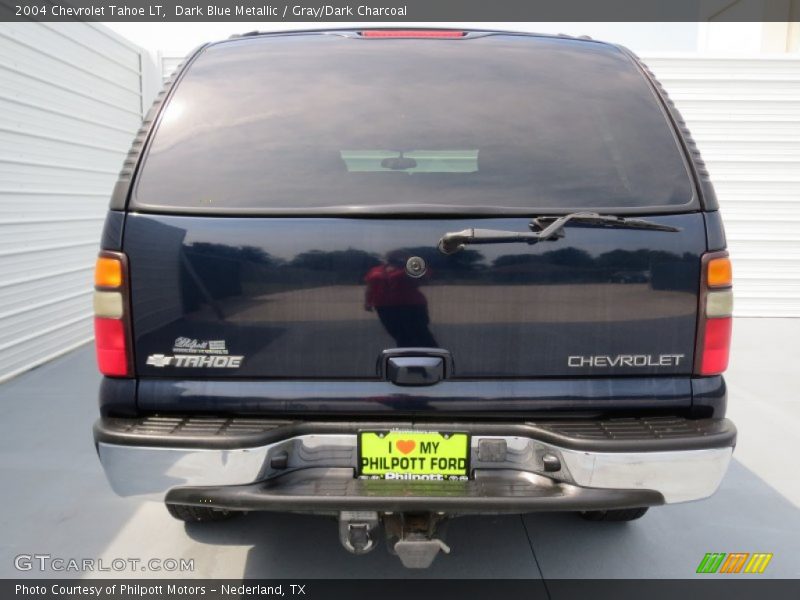 Dark Blue Metallic / Gray/Dark Charcoal 2004 Chevrolet Tahoe LT