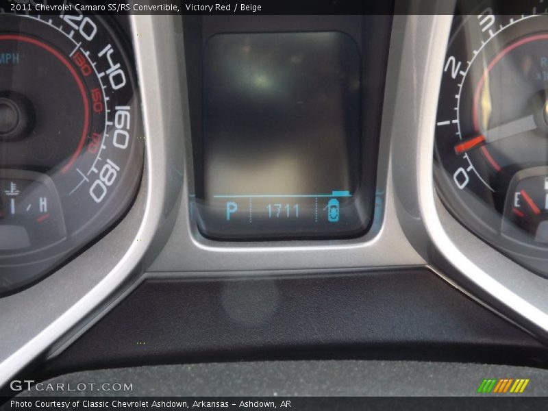 Victory Red / Beige 2011 Chevrolet Camaro SS/RS Convertible