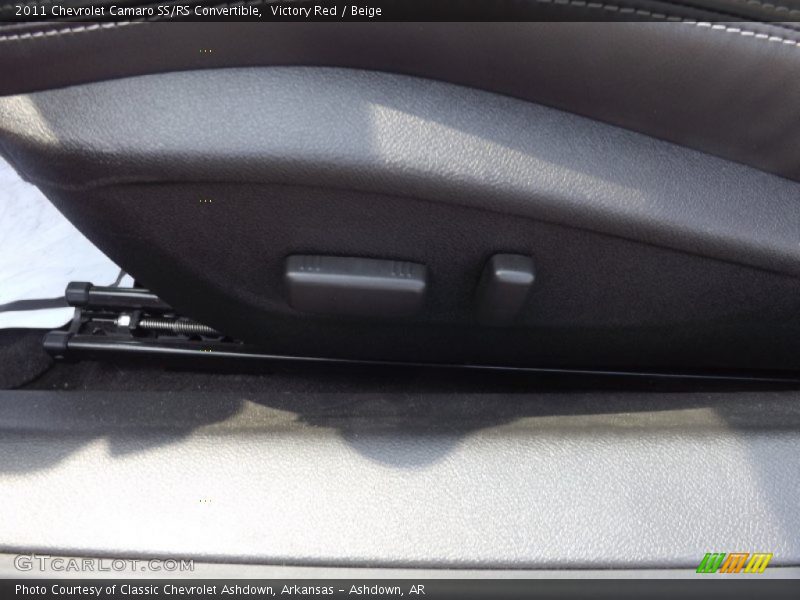 Victory Red / Beige 2011 Chevrolet Camaro SS/RS Convertible
