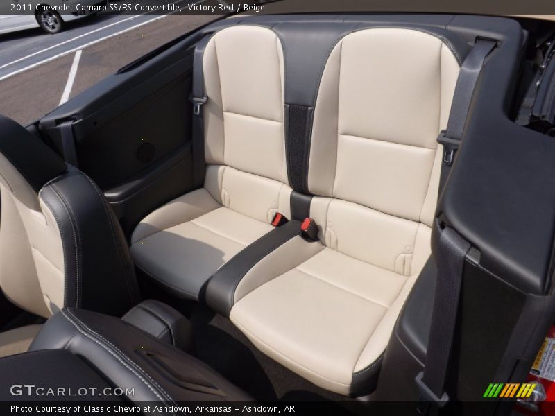 Victory Red / Beige 2011 Chevrolet Camaro SS/RS Convertible