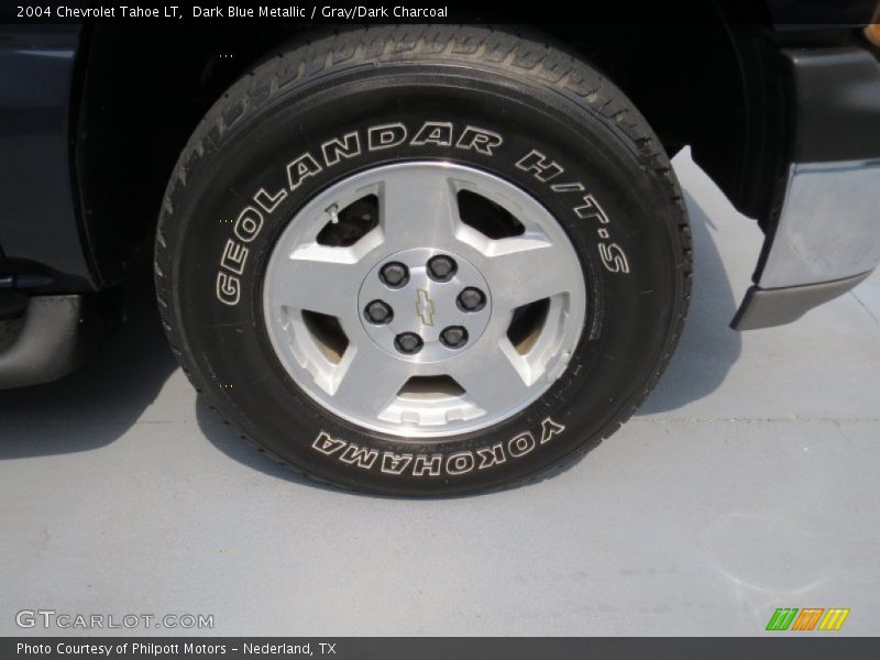 Dark Blue Metallic / Gray/Dark Charcoal 2004 Chevrolet Tahoe LT