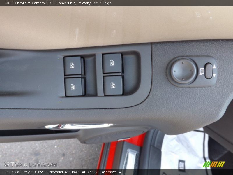 Victory Red / Beige 2011 Chevrolet Camaro SS/RS Convertible