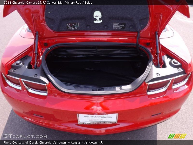 Victory Red / Beige 2011 Chevrolet Camaro SS/RS Convertible