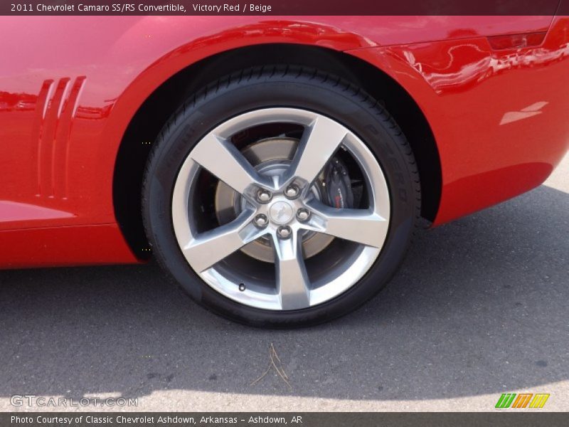 Victory Red / Beige 2011 Chevrolet Camaro SS/RS Convertible
