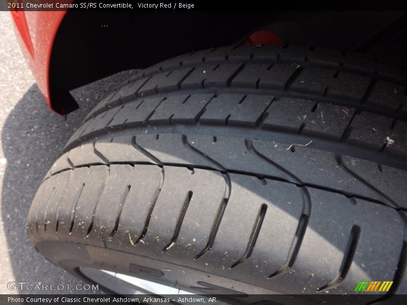 Victory Red / Beige 2011 Chevrolet Camaro SS/RS Convertible