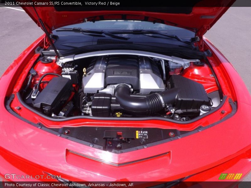 Victory Red / Beige 2011 Chevrolet Camaro SS/RS Convertible