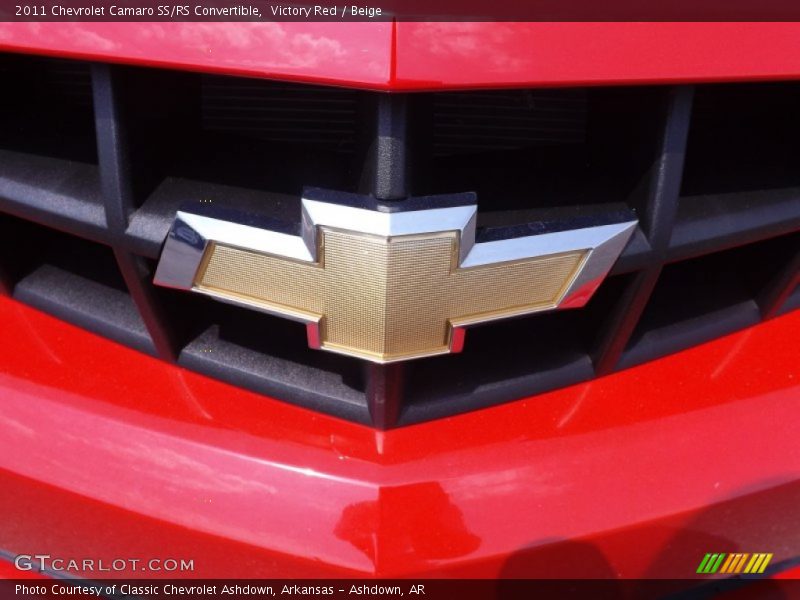 Victory Red / Beige 2011 Chevrolet Camaro SS/RS Convertible
