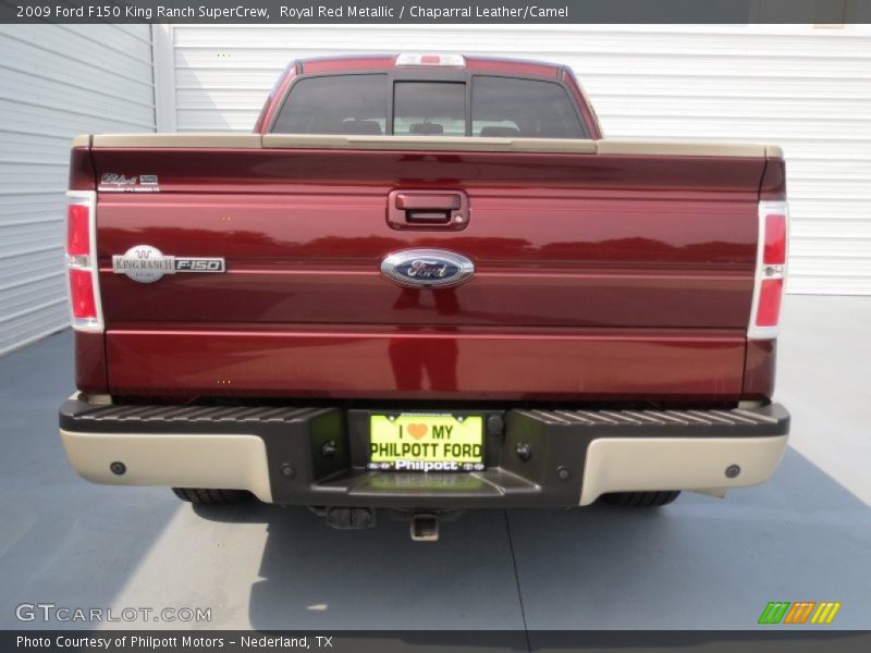 Royal Red Metallic / Chaparral Leather/Camel 2009 Ford F150 King Ranch SuperCrew