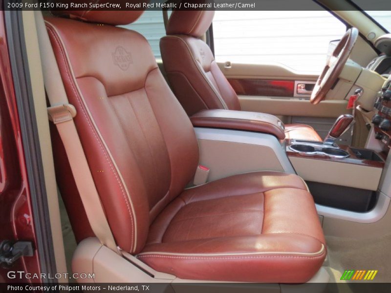 Front Seat of 2009 F150 King Ranch SuperCrew