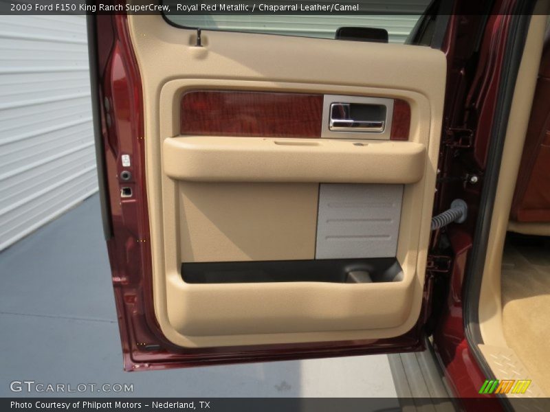 Royal Red Metallic / Chaparral Leather/Camel 2009 Ford F150 King Ranch SuperCrew