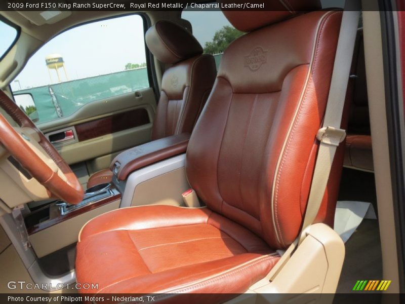 Front Seat of 2009 F150 King Ranch SuperCrew