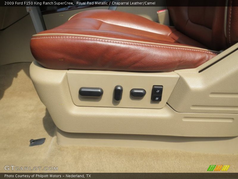 Royal Red Metallic / Chaparral Leather/Camel 2009 Ford F150 King Ranch SuperCrew