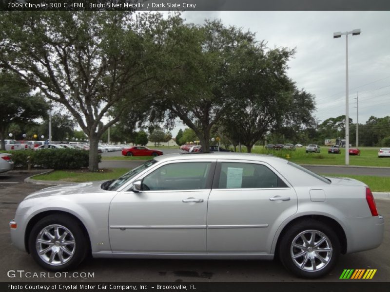 Bright Silver Metallic / Dark Slate Gray 2009 Chrysler 300 C HEMI