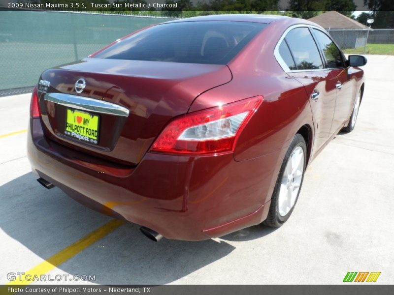 Tuscan Sun Metallic / Charcoal 2009 Nissan Maxima 3.5 S