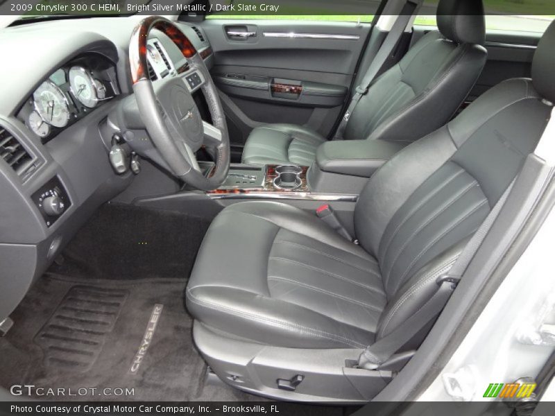 Bright Silver Metallic / Dark Slate Gray 2009 Chrysler 300 C HEMI