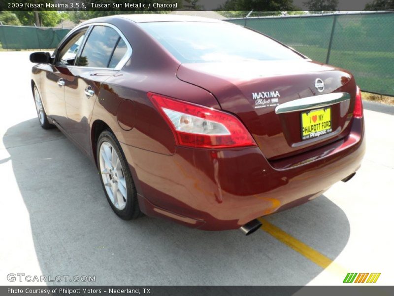Tuscan Sun Metallic / Charcoal 2009 Nissan Maxima 3.5 S