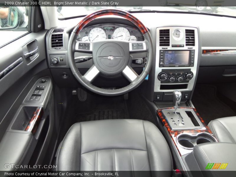 Bright Silver Metallic / Dark Slate Gray 2009 Chrysler 300 C HEMI