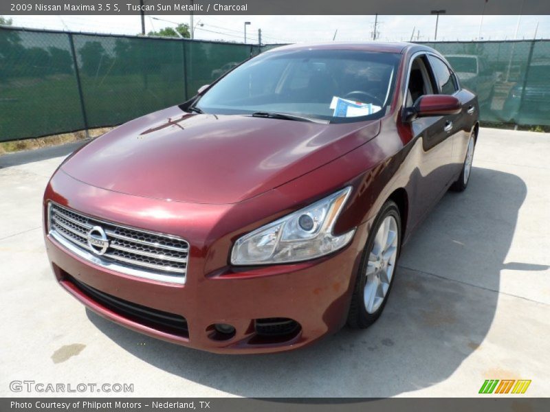 Tuscan Sun Metallic / Charcoal 2009 Nissan Maxima 3.5 S