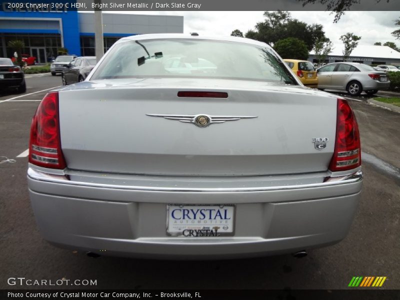 Bright Silver Metallic / Dark Slate Gray 2009 Chrysler 300 C HEMI