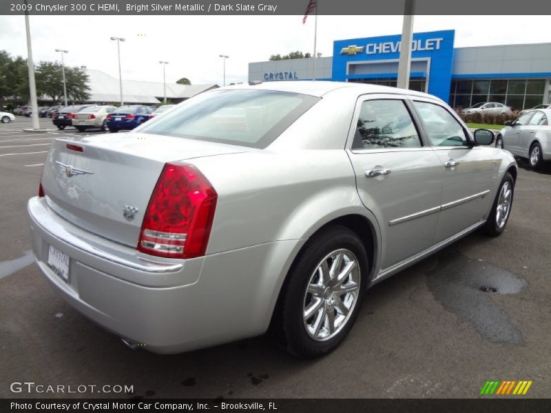 Bright Silver Metallic / Dark Slate Gray 2009 Chrysler 300 C HEMI