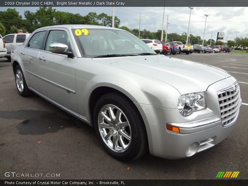 Bright Silver Metallic / Dark Slate Gray 2009 Chrysler 300 C HEMI