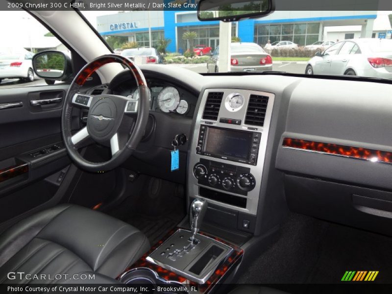 Bright Silver Metallic / Dark Slate Gray 2009 Chrysler 300 C HEMI