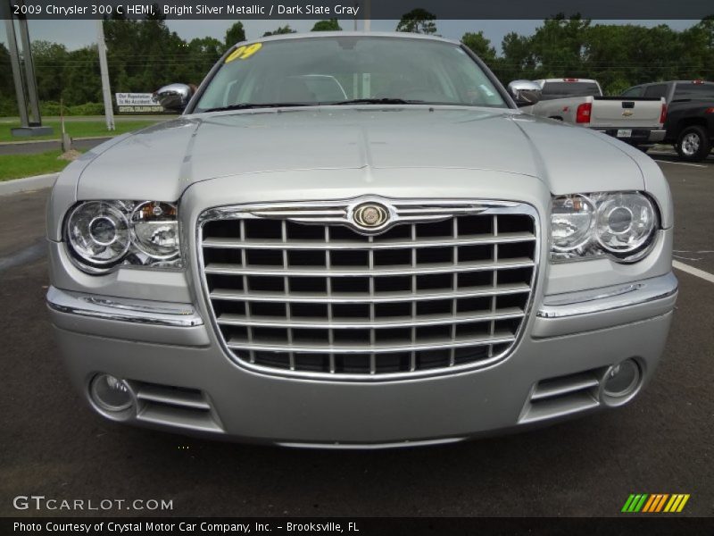 Bright Silver Metallic / Dark Slate Gray 2009 Chrysler 300 C HEMI