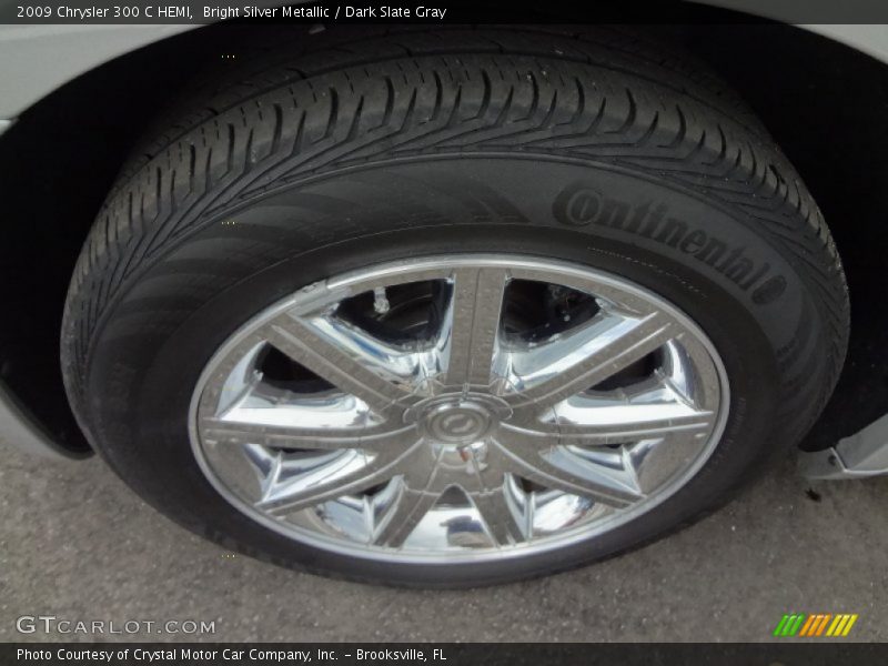 Bright Silver Metallic / Dark Slate Gray 2009 Chrysler 300 C HEMI