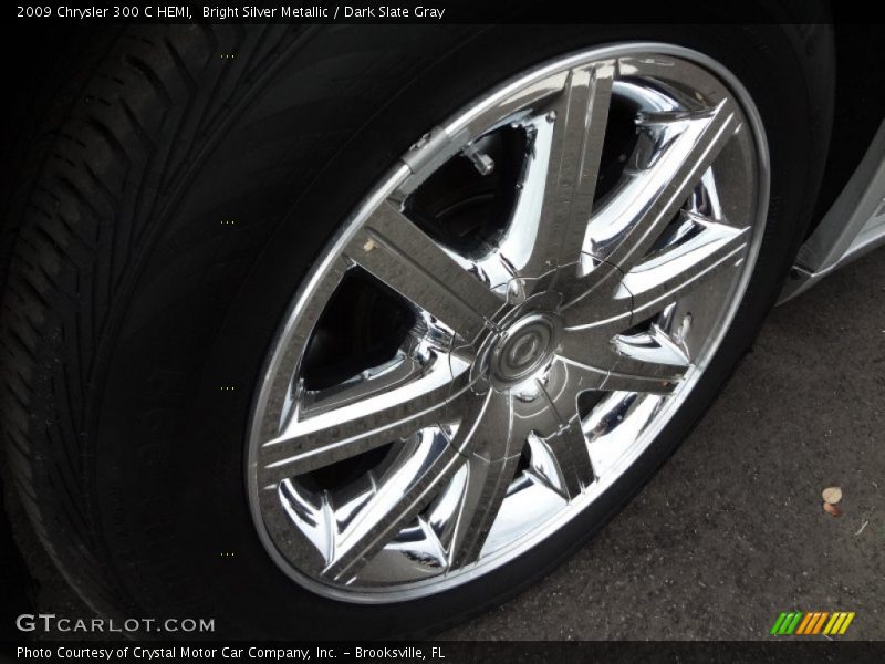 Bright Silver Metallic / Dark Slate Gray 2009 Chrysler 300 C HEMI