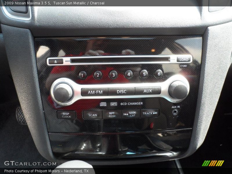 Tuscan Sun Metallic / Charcoal 2009 Nissan Maxima 3.5 S