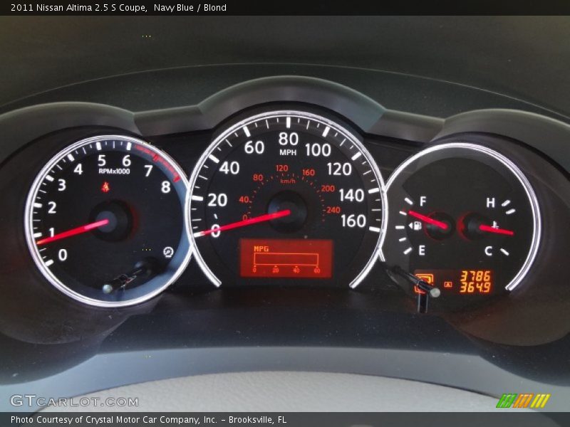 Navy Blue / Blond 2011 Nissan Altima 2.5 S Coupe