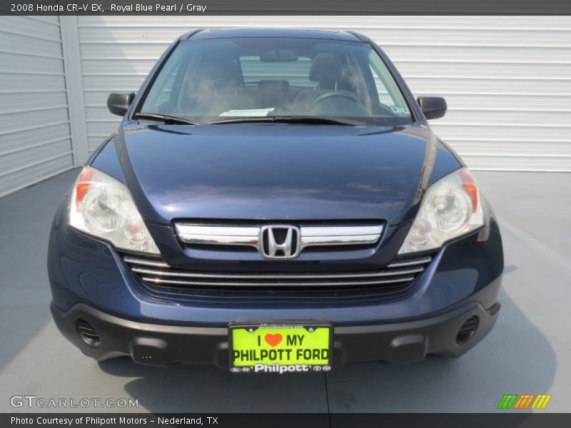 Royal Blue Pearl / Gray 2008 Honda CR-V EX