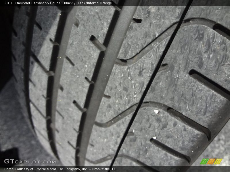 Black / Black/Inferno Orange 2010 Chevrolet Camaro SS Coupe